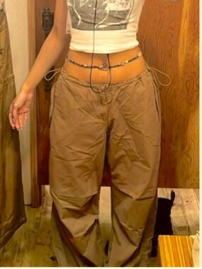 ietsfrans | Balloon Cargo Joggers-Brown- Size XS